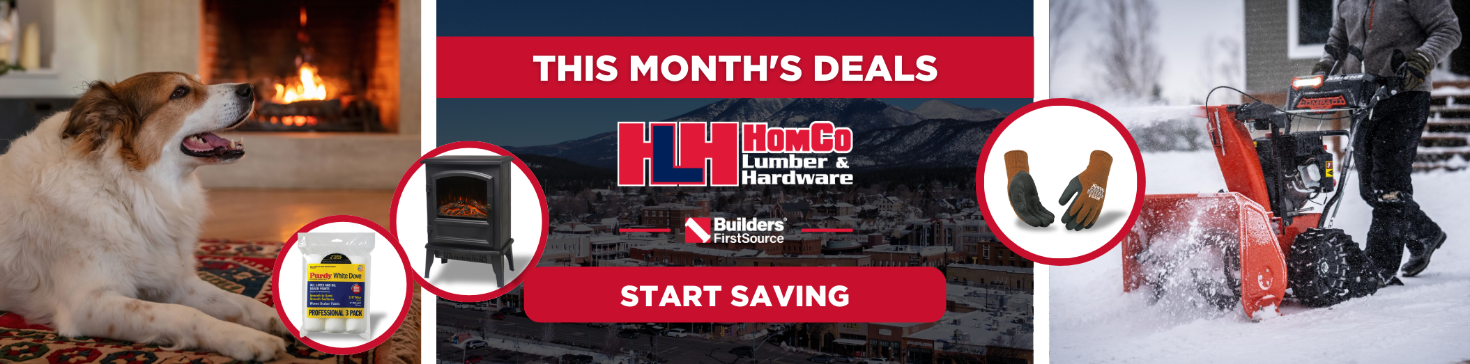 January's deals are here at HomCo Lumber & Hardware!